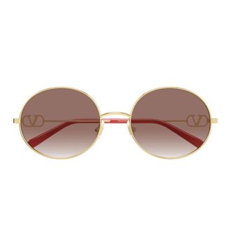 Valentino Sunglasses Vg0027 S 003 Gold/Red Women