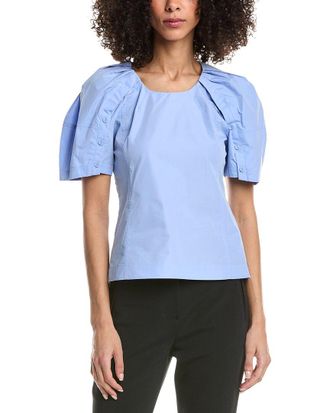 3.1 Phillip Lim Bloom Sleeve Scoop Neck Top