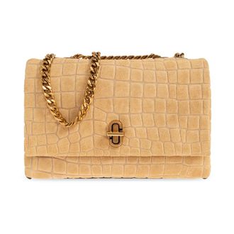 Marc Jacobs Suede Croc Slim Dual Convertible Shoulder Bag - female - Marc Jacobs - Cross Body Bags - Beige - ONE SIZE - Bags