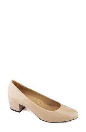 Marc Joseph New York Broad St 2.0 Patent Leather Pump in Nude Soft Patent at Nordstrom, Size 10.5