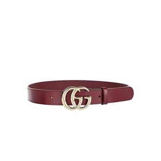 Gucci Accessoires, Dames, Rood, 70 CM, Leer, Cintura