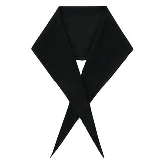 Ermenegildo Zegna Scarves, male, Black, Size: ONE SIZE Scarf with pointed profile