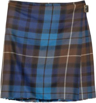 Vivienne Westwood Tartan-check Pleated Midi Skirt