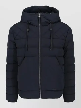 Mackage hooded quilted coat drawstring hood pockets