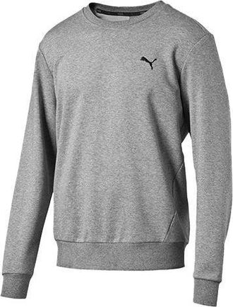 Puma Embroidered Logo Sports Pullover Round Neck Gray 590321-03