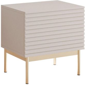 Selsey Selsey Linearis - Mesita de noche y LED, gris cashmere 46 cm