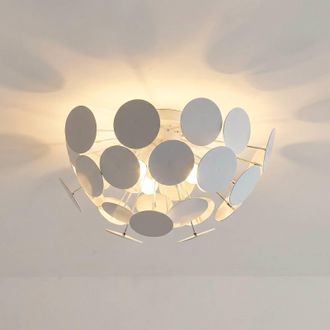 Lindby L&aacute;mpara De Techo kinan En Blanco Pl&aacute;stico - Lindby