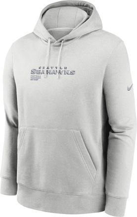 Nike Seattle Seahawks Slot Receiver Club Nike Mens NFL Pullover Hoodie in Grey | 01D10BB78-PF5