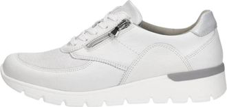 Waldl&auml;ufer K-Ramona Veter Sneaker - Dames - Sneakers - Wit - 41 1/2 EU - Leer - Schoenen