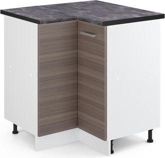 Vicco Armario De Esquina R-line, Gris, 75.6 Cm, Et Antracita