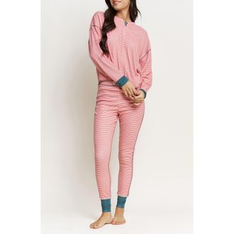 Honeydew Intimates Back in Bed Pajamas in Baby Stripe at Nordstrom, Size X-Small