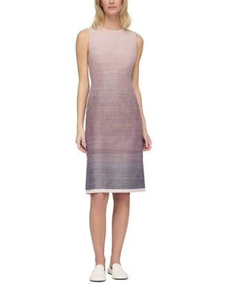 Lafayette 148 New York Silk & Wool-Blend Midi Sheath Dress