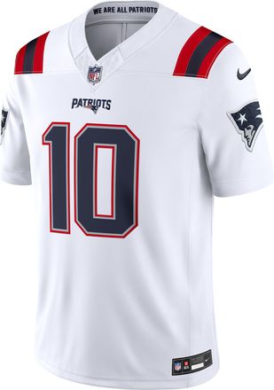 Nike Drake Maye New England Patriots Nike Mens Dri-FIT NFL Limited Jersey in White | 37NMNPLR8KF-V77