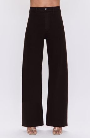 Pistola Denim Penny Wide Leg Utility Jeans in Mocha at Nordstrom, Size 25