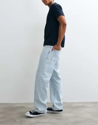 Blend Jeans dritti ampi blu lavaggio chiaro