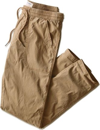 Marine Layer Saturday Straight Leg Camp Pants in Tobacco at Nordstrom, Size Xx-Large