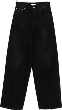 Toteme Black Wide-leg Denim Jeans