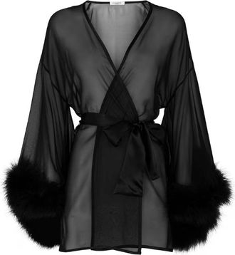 Gilda & Pearl Diana Sheer Silk Robe