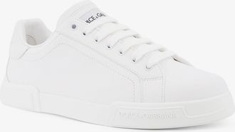 Dolce & Gabbana Mens Sneakers Portofino Black Leather Trainers