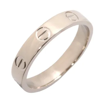 Cartier Silver White Gold (18K) Band Ring (Pre-Owned)
