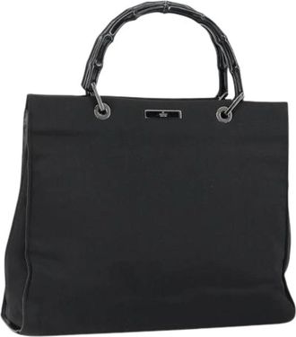 Gucci Pre-owned Tote Bag - Dames - Vintage Shopper - Zwart - ONE Size - Leer - Vintage