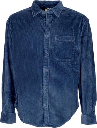 Element Casual Shirts - Heren - Casual Overhemden - Blauw - XL - Overhemden