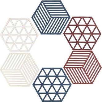 OEM Posavasos Para Sartenes - Resistentes Al Calor - 6 Piezas - Silicona - Antideslizantes