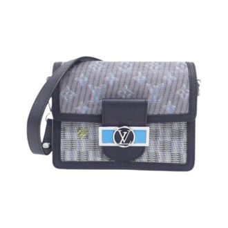 Louis Vuitton Pre-owned Monogram LV Pop Dauphine Mini schoudertas - Dames - Pre-owned - Blauw - Maat: ONE Size Leer