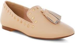 Rag & Co. Philoha Studded Tassel Loafer in Beige at Nordstrom Rack, Size 7.5