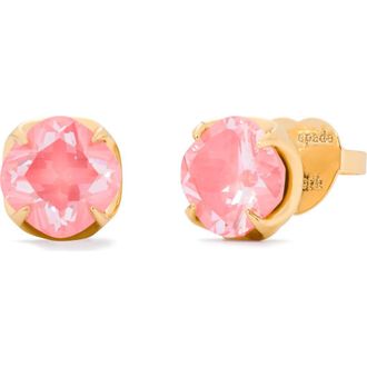 Kate Spade New York pop of joy spade flower stud earrings in Light Coral at Nordstrom