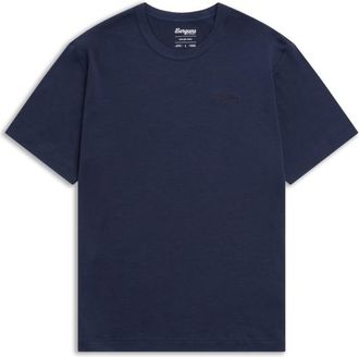 Bergans Logo Merino Tee Merinoshirt f&uuml;r Herren | blau