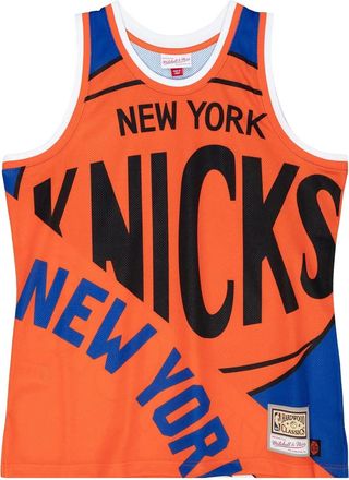 Mitchell & Ness x NBA New York Knicks Canotta Big Face 5.0 - Arancione