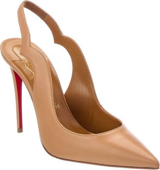 Christian Louboutin 100 Leather Slingback Pump
