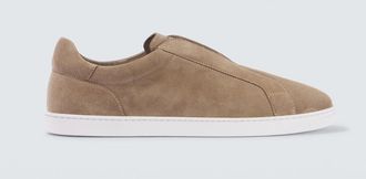 Magnanni Open suede sneakers