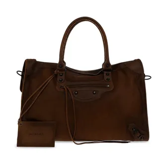 Balenciaga Heren, Tassen, Bruin, Maat: ONE Size Katoen