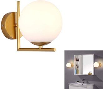 OEM L&aacute;mpara De Mesilla De Noche Para Dormitorio, L&aacute;mpara De Pared, Crear Ambiente En La Sala De Estar, Iluminar Pasillos Y Lofts, Dorado
