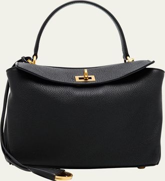 Balenciaga Rodeo Mini Grained Leather Top-Handle Bag