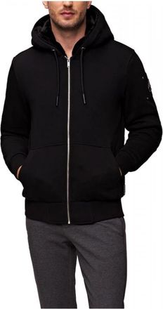 Moose Knuckles Classic Bunny Jacket - Heren - Vesten met rits - Zwart - S - Katoen - Hoodies & sweatvesten