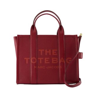 Marc Jacobs Tote Bags, female, Red, Size: ONE SIZE Red Leather Medium Tote Bag