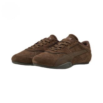 Puma Bella Mina Su&egrave;de Dames Chocolade Sneakers
