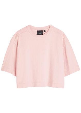 Canada Goose Addison Cropped Cotton T-shirt - Rose - S (UK8-10 / S)