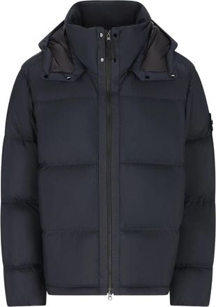 Stone Island Down Jassen - Heren - Winterjassen - Blauw - M - Jassen