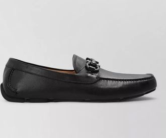 Ferragamo leather driver loafers