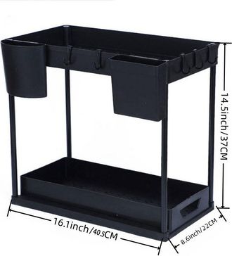 OEM Debajo Del Fregadero De La Cocina, Inodoro, Estante De Almacenamiento Extra&iacute;ble, Estante De Almacenamiento Multifuncional