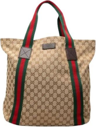 Gucci Pre-owned Canvas Tote - Pre-owned - Mujer - Beige - ONE SIZE
