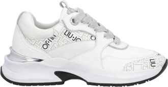 Liu Jo Witte Lily 08 Sneakers - Dames - Sneakers - Wit - 37 EU - Leer - Schoenen