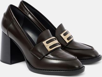 Victoria Beckham B Buckle leather loafer pumps