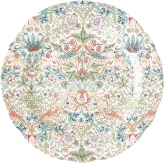 Spode Morris & Co. 12In Round Serving Platter: Strawberry Thief