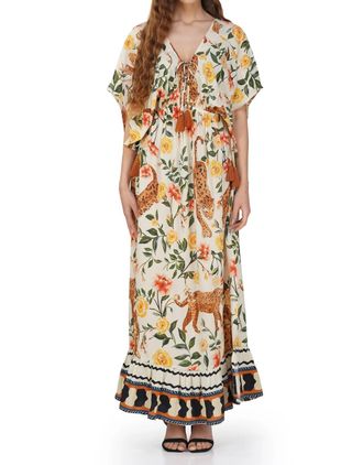 America & Beyond Jungle Maxi Dress In Cheetah