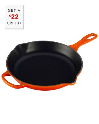 LE CREUSET 10.25In Signature Iron Handle Skillet With $22 Credit